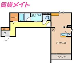 エステート羽津A 3階