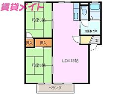 クレールパル 2階