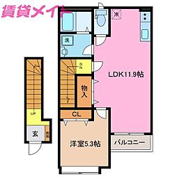エストメール 2階/-