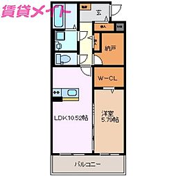 Fine3 1SLDKの間取図画像