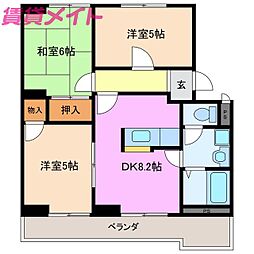 コーポタウン城乃内 1階