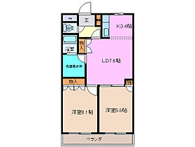 三重県桑名市長島町松ケ島（賃貸アパート2LDK・2階・49.58㎡） その2