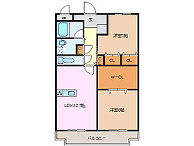 三重県桑名市長島町押付（賃貸マンション2LDK・2階・66.38㎡） その2