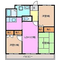 三重県桑名市大字東方（賃貸マンション3LDK・2階・60.07㎡） その2