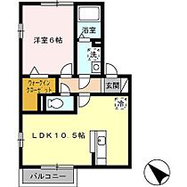 三重県桑名市陽だまりの丘７丁目（賃貸アパート1LDK・2階・40.43㎡） その2