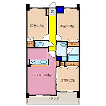 三重県桑名市中央町５丁目（賃貸マンション3LDK・5階・69.77㎡） その2