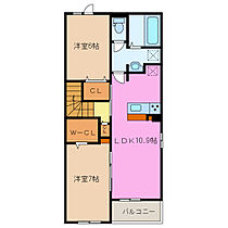 三重県三重郡川越町大字北福崎（賃貸アパート2LDK・2階・59.14㎡） その2