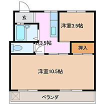 三重県桑名市大字東方（賃貸アパート2K・2階・32.90㎡） その2