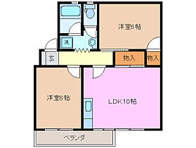 三重県桑名市大字東方（賃貸マンション2LDK・2階・49.50㎡） その2