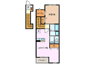 三重県三重郡川越町大字南福崎（賃貸アパート1LDK・2階・51.13㎡） その2