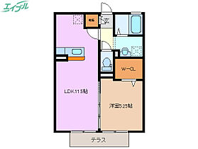 グランモア　パーシモン  ｜ 三重県三重郡朝日町大字柿（賃貸アパート1LDK・1階・40.29㎡） その2