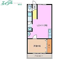 フローラル桑名 2階/-