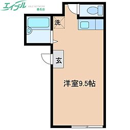 第三修徳コーポ 1階/-