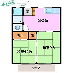 青葉コーポ 1階