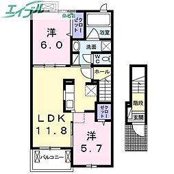 プラステート A 2階/-