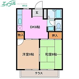 シティーハイツレインボーC棟 1階