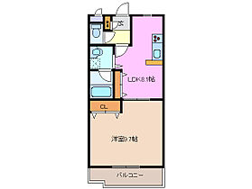 グランデ・ルネサス 205 ｜ 三重県桑名市長島町又木（賃貸マンション1LDK・2階・40.95㎡） その2