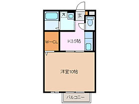 モナリエ・キャンドル 101 ｜ 三重県桑名市内堀（賃貸アパート1K・1階・33.61㎡） その2