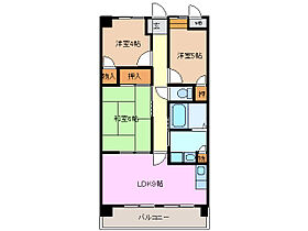 グリーンピュアいなべ 401 ｜ 三重県いなべ市員弁町笠田新田（賃貸マンション3LDK・4階・57.00㎡） その2