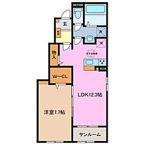 フィレンツェ 101 ｜ 三重県員弁郡東員町大字鳥取（賃貸アパート1LDK・1階・50.14㎡） その2