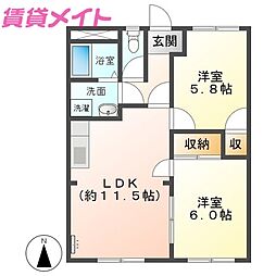 グランパスＳＨＩＲＯＴＡ　Ａ棟 1階