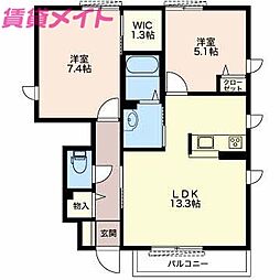 インビクタスD棟 1階/-