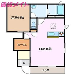 🉐敷金礼金0円！🉐グリーンハウスＬａｔｔｅ　Ｃ