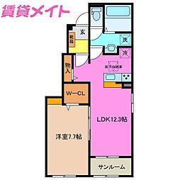 ヴェル　ドミール　Ｂ 1階/-