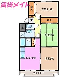 マーベラスコート 4階/-