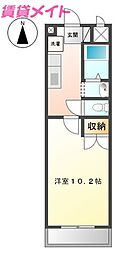 サンフォレスト・TOMO 1Kの間取図画像