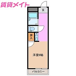 South 1Kの間取図画像