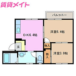 ウェンディ弐番館 1階/-