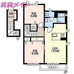 🉐敷金礼金0円！🉐リーフガーデンハイツB棟