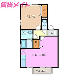 フローラ陽だまりの丘 2階/-