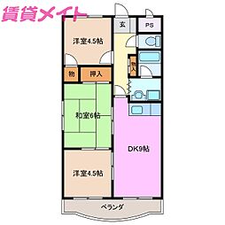 大木マンションA棟 1階