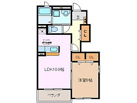 ロウクワト 101 ｜ 三重県三重郡朝日町大字柿（賃貸アパート1LDK・1階・44.42㎡） その2