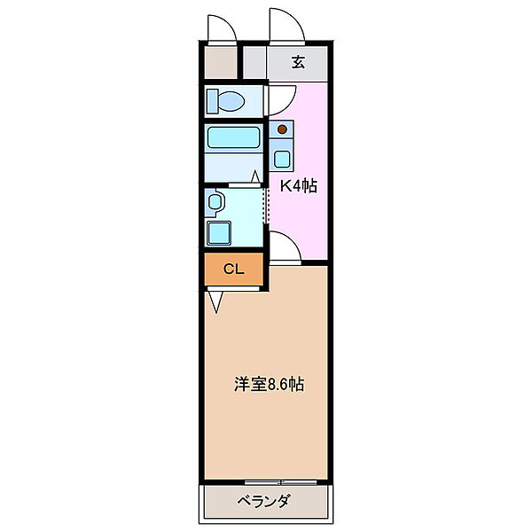 エスポワール川北 301｜三重県四日市市川北１丁目(賃貸マンション1K・3階・30.00㎡)の写真 その2