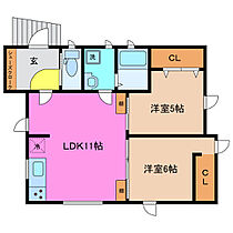 ノエルス松原  ｜ 三重県四日市市松原町（賃貸一戸建2LDK・1階・49.27㎡） その2