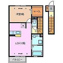 アヴニールマルシェ　Ｄ 203 ｜ 三重県四日市市西富田町（賃貸アパート1LDK・1階・49.94㎡） その2