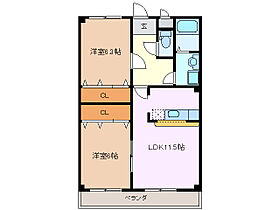 ルシェンテ下之宮 305 ｜ 三重県四日市市下之宮町（賃貸マンション2LDK・3階・56.79㎡） その2