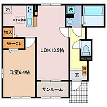 ルチェンテーＦ　II 101 ｜ 三重県三重郡川越町大字亀崎新田（賃貸アパート1LDK・1階・50.87㎡） その2