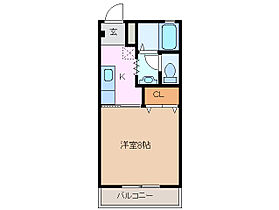 コーキア矢田 2B ｜ 三重県桑名市大字矢田（賃貸マンション1K・2階・24.18㎡） その2