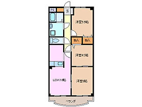 ハッピー2000稲場 3D ｜ 三重県桑名市大字蓮花寺（賃貸マンション3LDK・3階・57.20㎡） その2