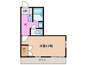 グランピアA棟 201 ｜ 三重県桑名市赤尾台９丁目（賃貸アパート1K・2階・24.84㎡） その2