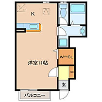 ラーゼンハウス 101 ｜ 三重県桑名市陽だまりの丘２丁目（賃貸アパート1R・1階・36.43㎡） その2