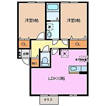 オリエンス正和台　A 102 ｜ 三重県桑名市東正和台４丁目（賃貸アパート2LDK・1階・57.93㎡） その2