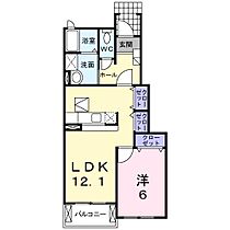 メゾン・フィロスII 102 ｜ 三重県四日市市川北２丁目（賃貸アパート1LDK・1階・45.72㎡） その2