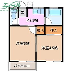 大鹿アパート 2階