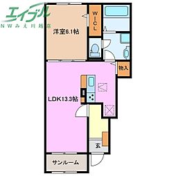 ブランドール樹IV A 1階