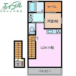 パレストリーナ富田 2階